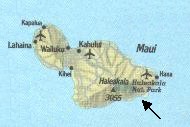 Landkarte Maui